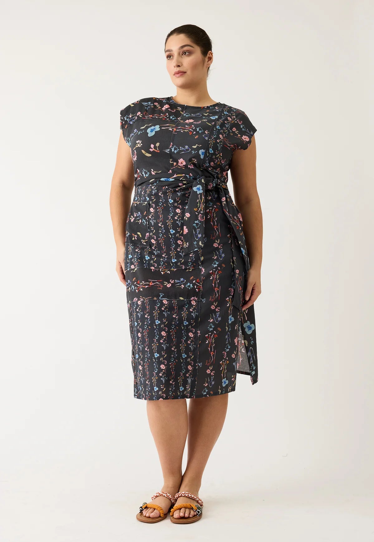 Nancybird Casey Dress - Watercolour
