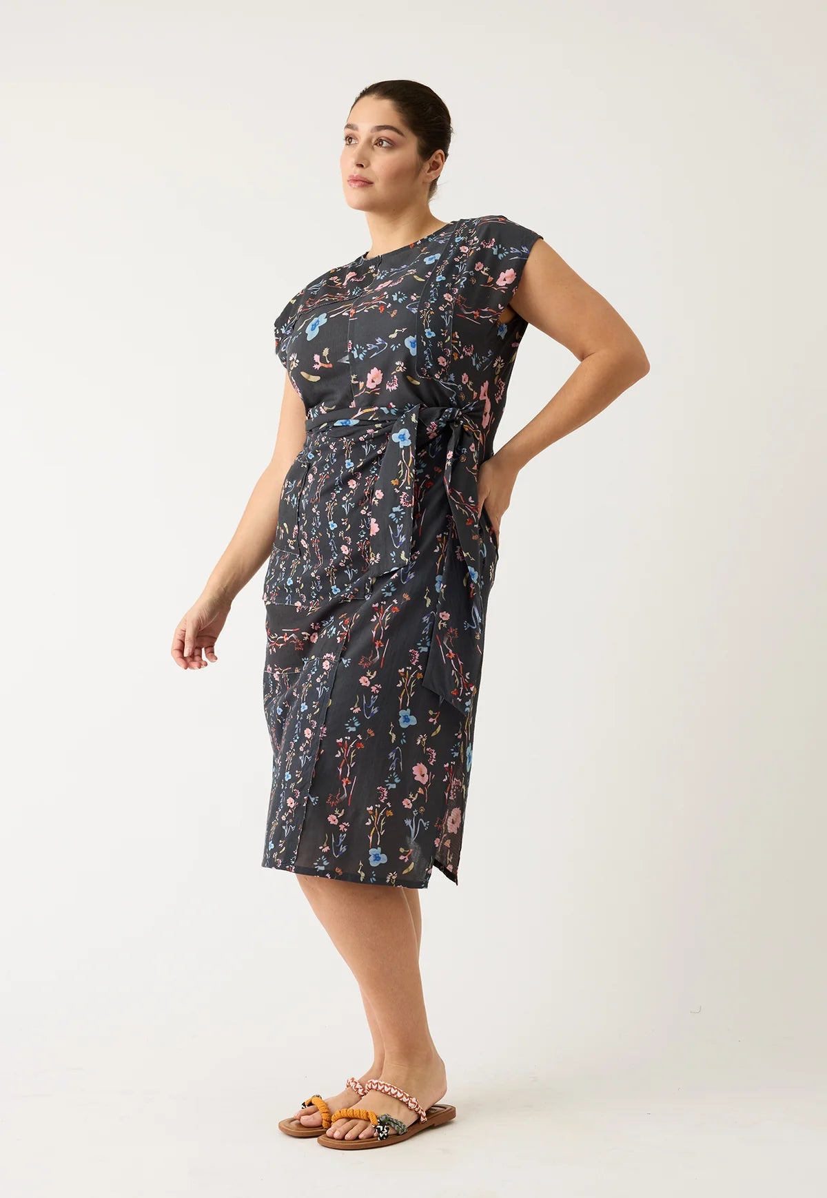 Nancybird Casey Dress - Watercolour