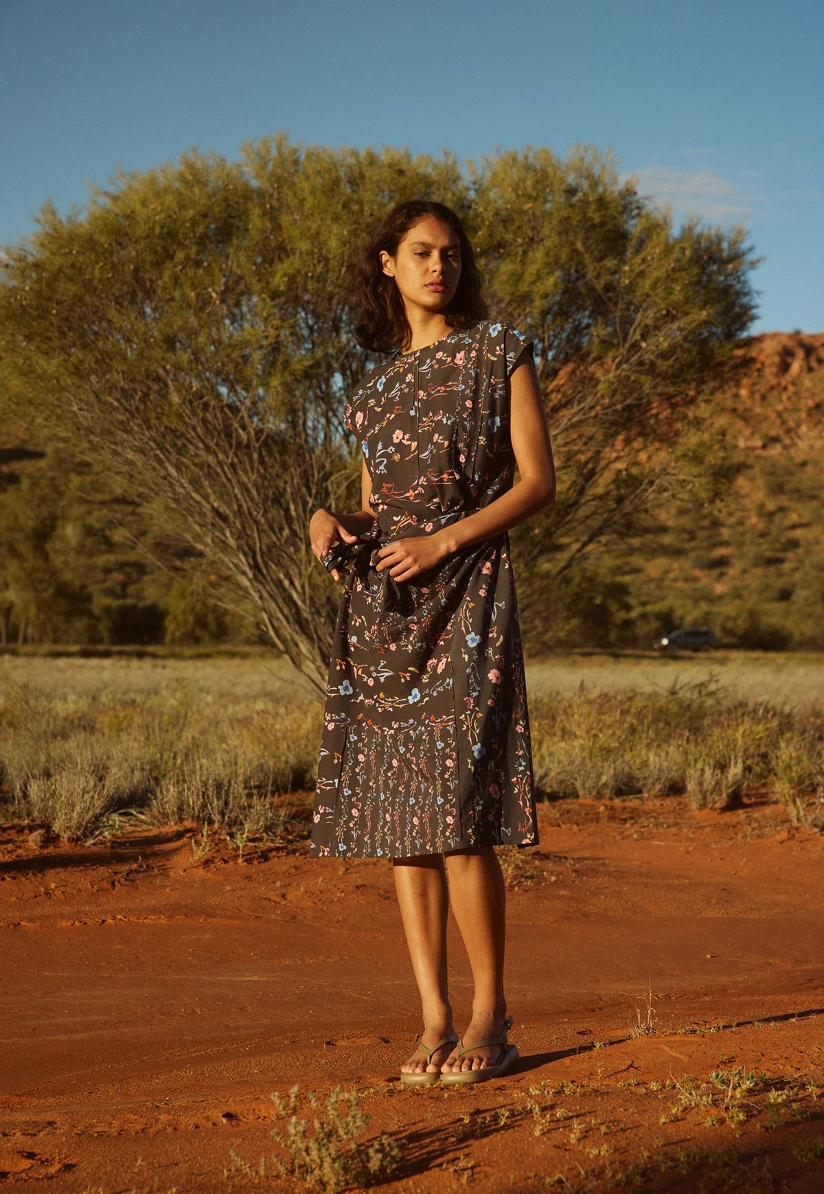 Nancybird Casey Dress - Watercolour