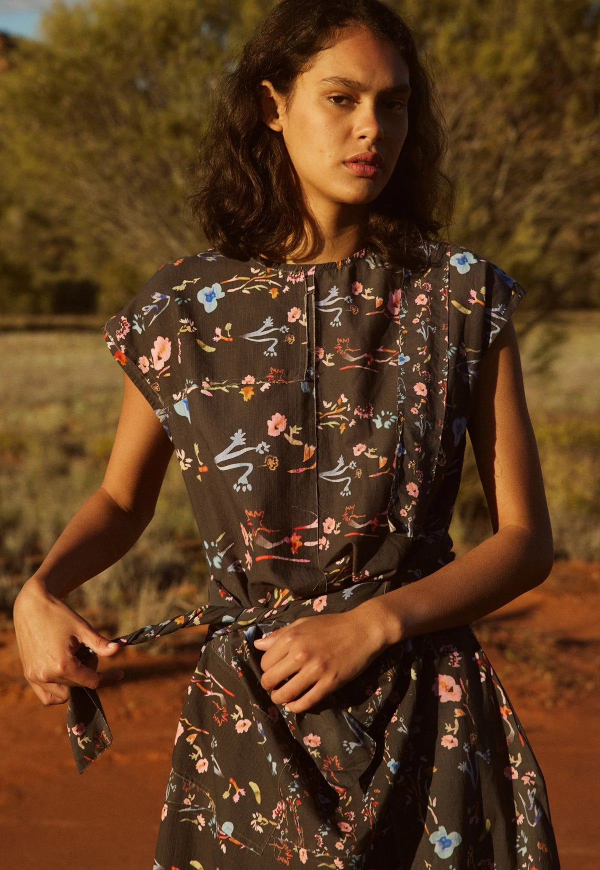 Nancybird Casey Dress - Watercolour
