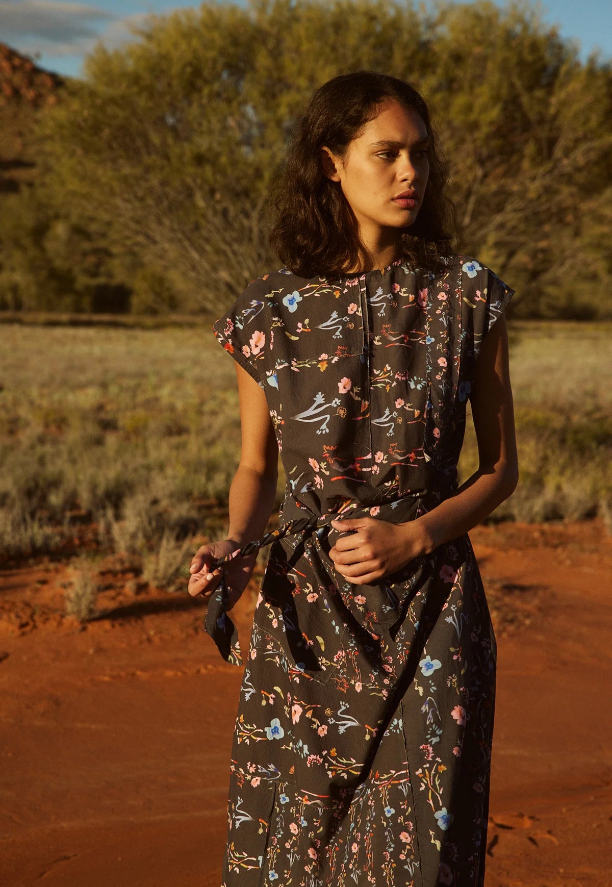 Nancybird Casey Dress - Watercolour