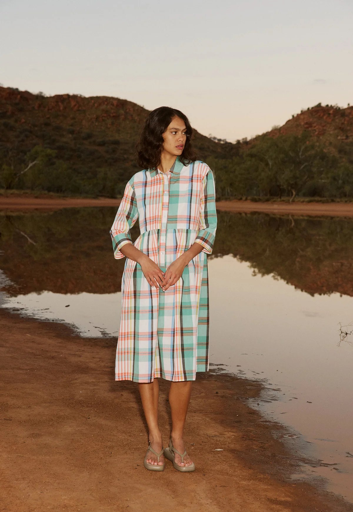 Nancybird Mel Dress - Summer Check