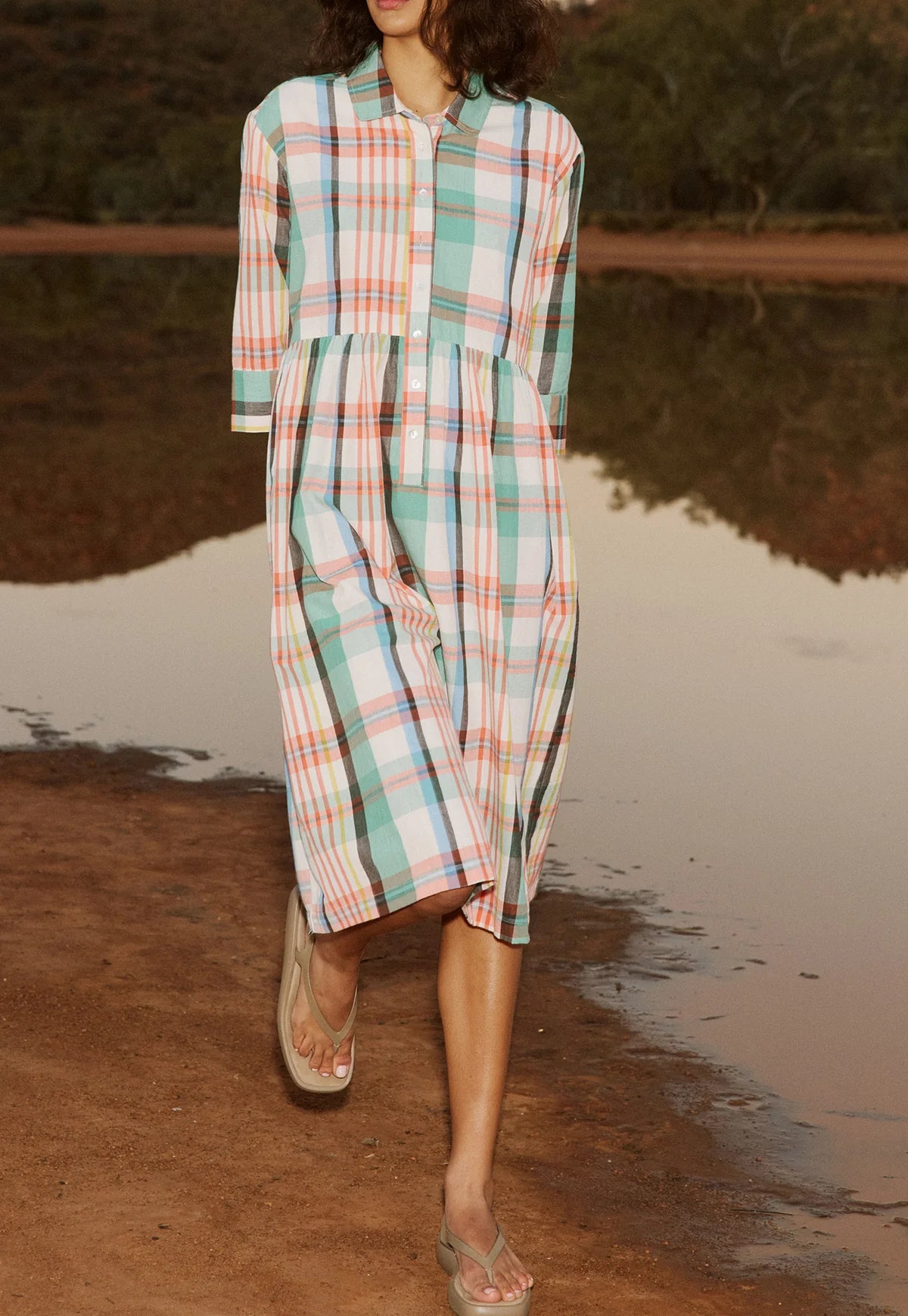 Nancybird Mel Dress - Summer Check