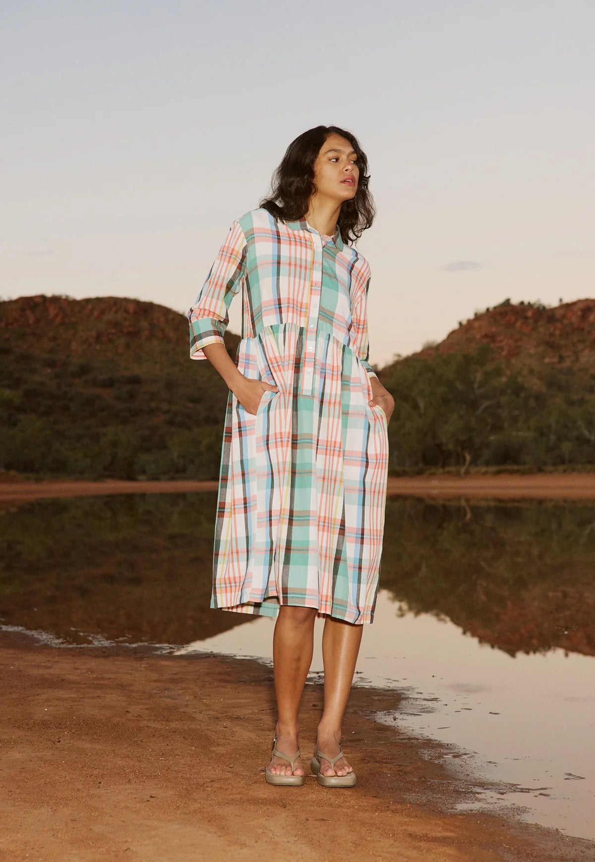 Nancybird Mel Dress - Summer Check
