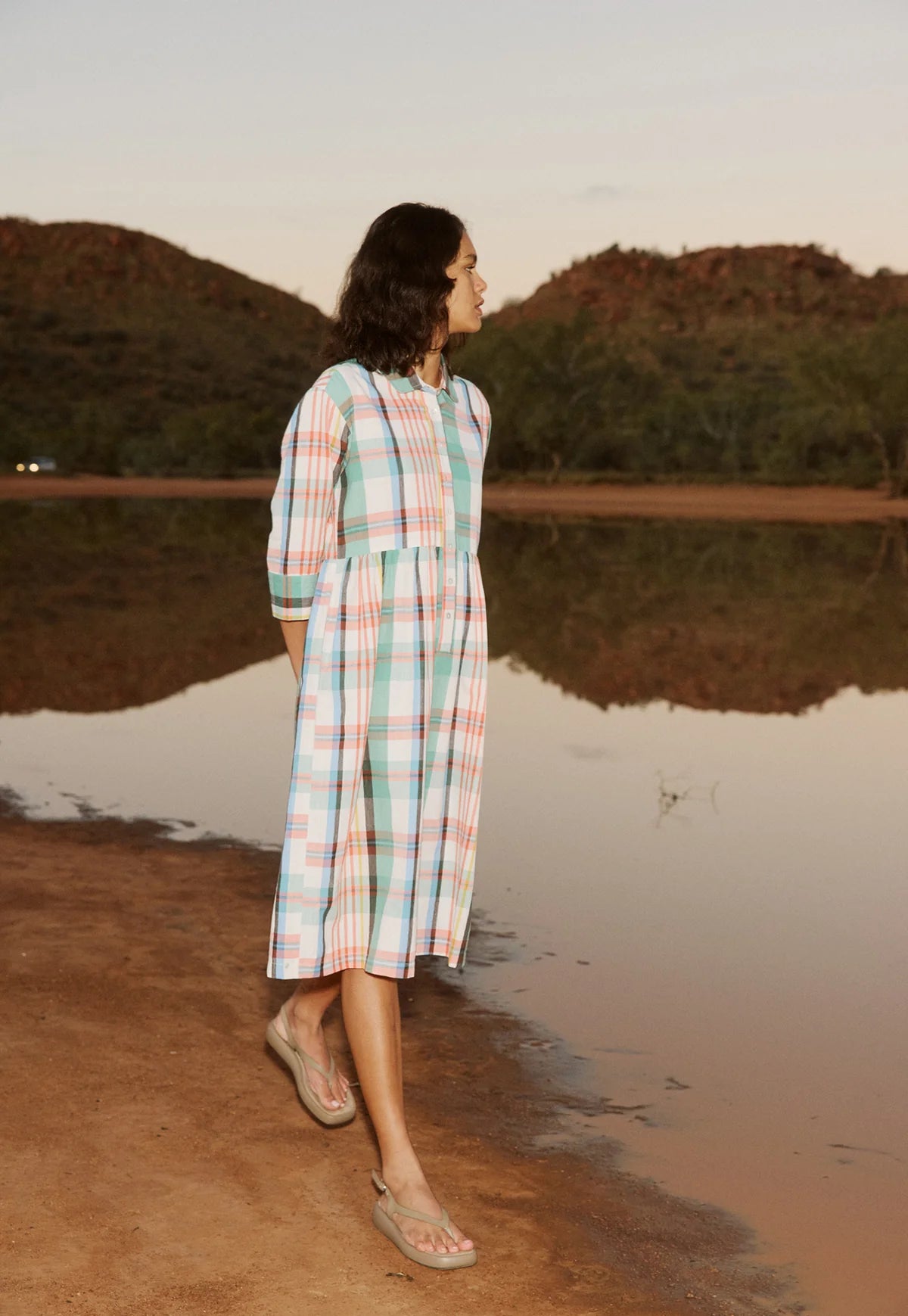 Nancybird Mel Dress - Summer Check