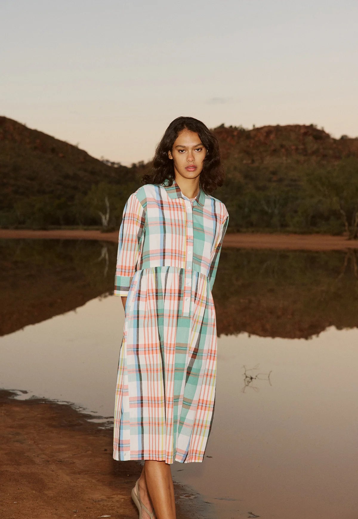 Nancybird Mel Dress - Summer Check