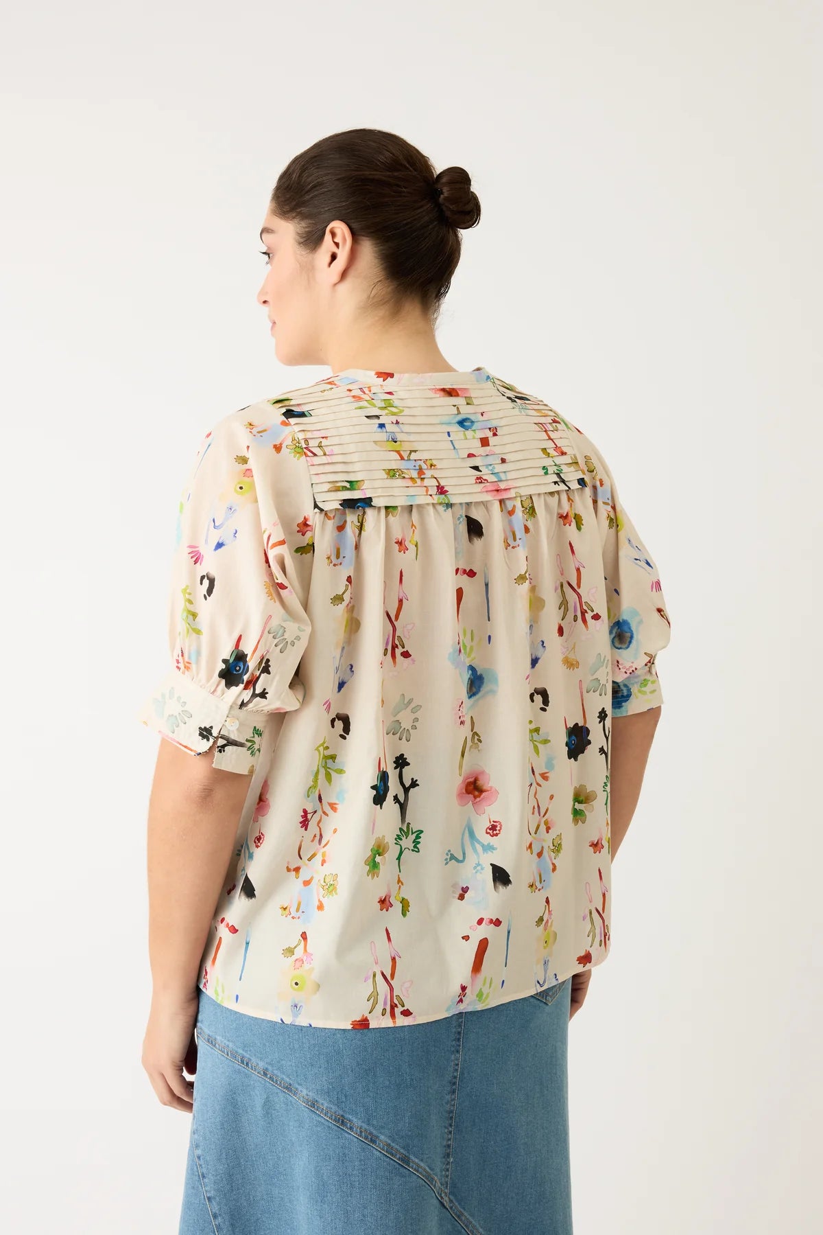 Nancybird Gwen Blouse - Watercolour