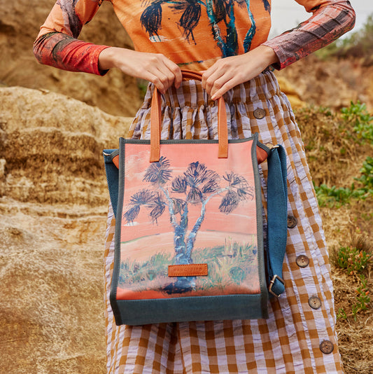Nancybird Cabin Cork Tree Tote Bag