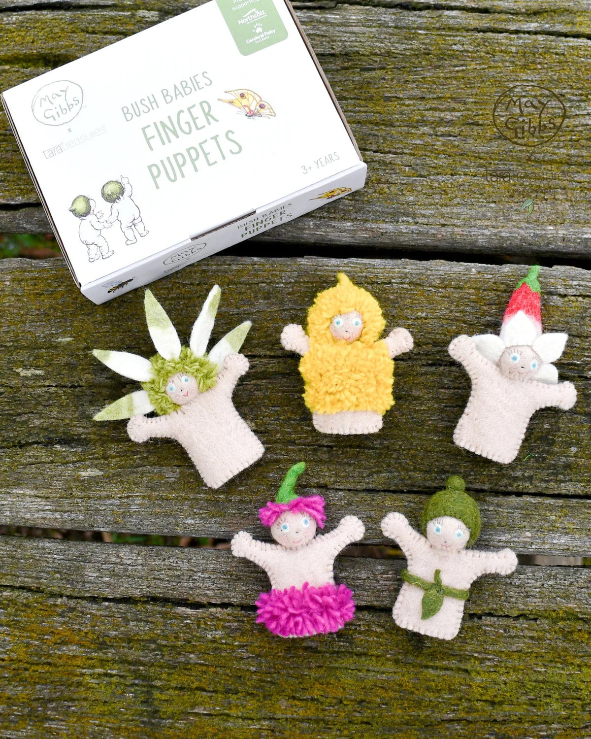 Tara Treasures May Gibbs Finger Puppets