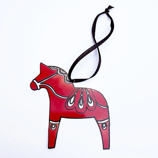 Denz Mini Dala Horse Ornament