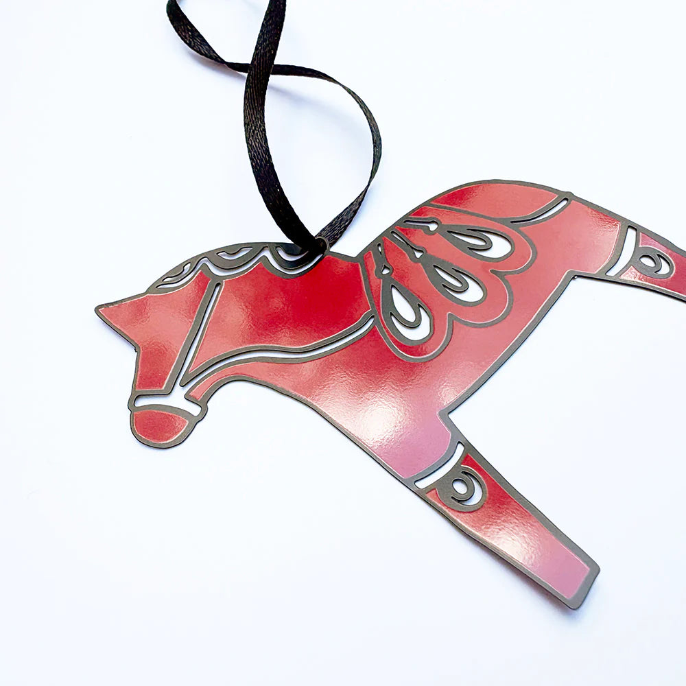 Denz Mini Dala Horse Ornament