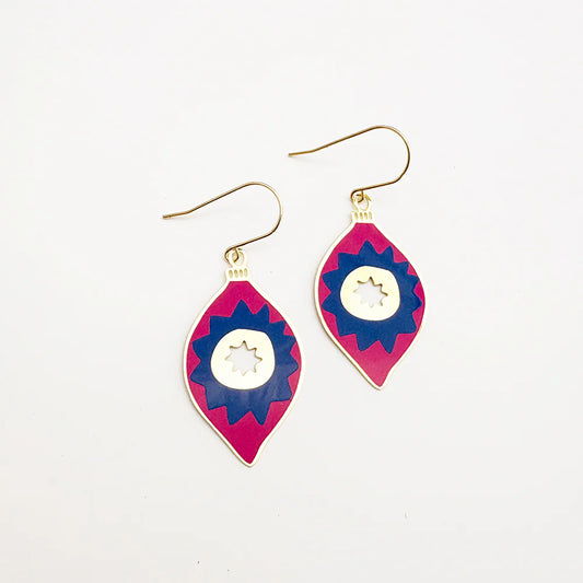 Denz Christmas Midi Vintage Bauble #1 Earrings