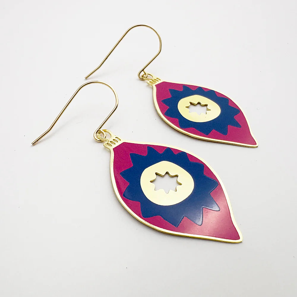 Denz Christmas Midi Vintage Bauble #1 Earrings