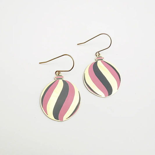 Denz Christmas Midi Vintage Bauble #2 Earrings