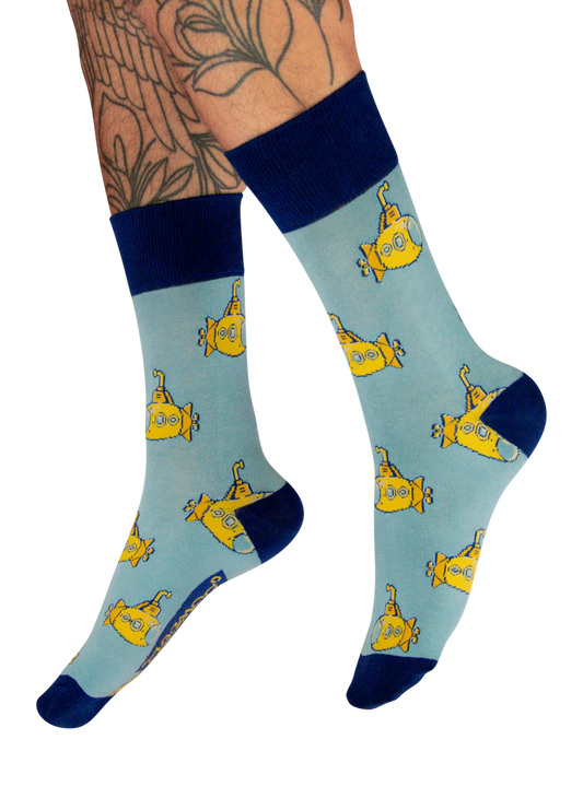 Powder Mens Socks - Yellow Submarine