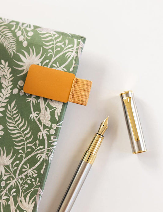 Bespoke Letterpress - Adhesive Pen Loop Mustard