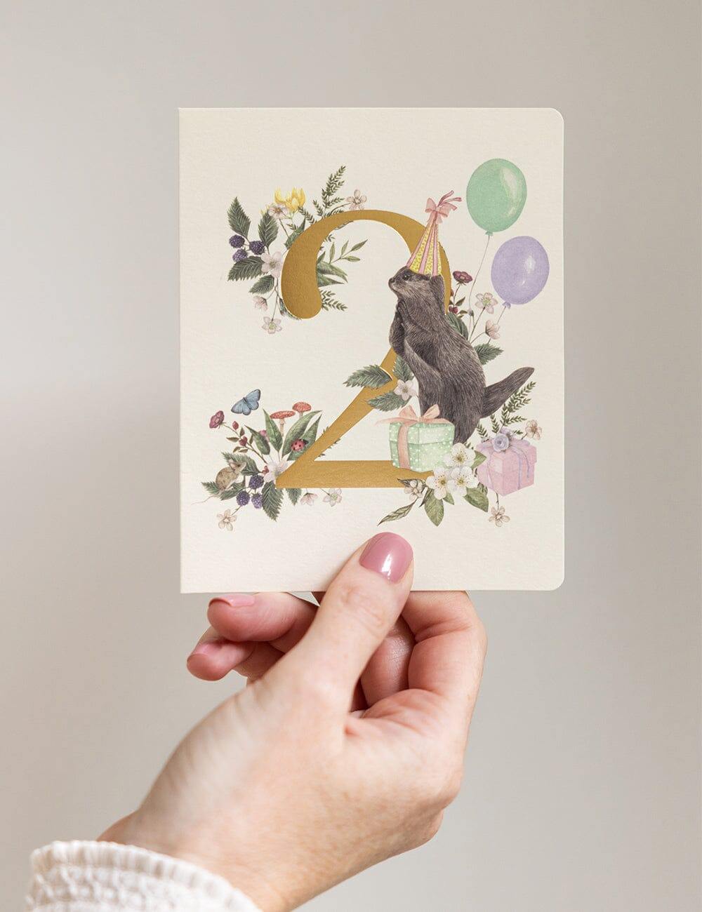 Bespoke Letterpress - 2nd Birthday Card