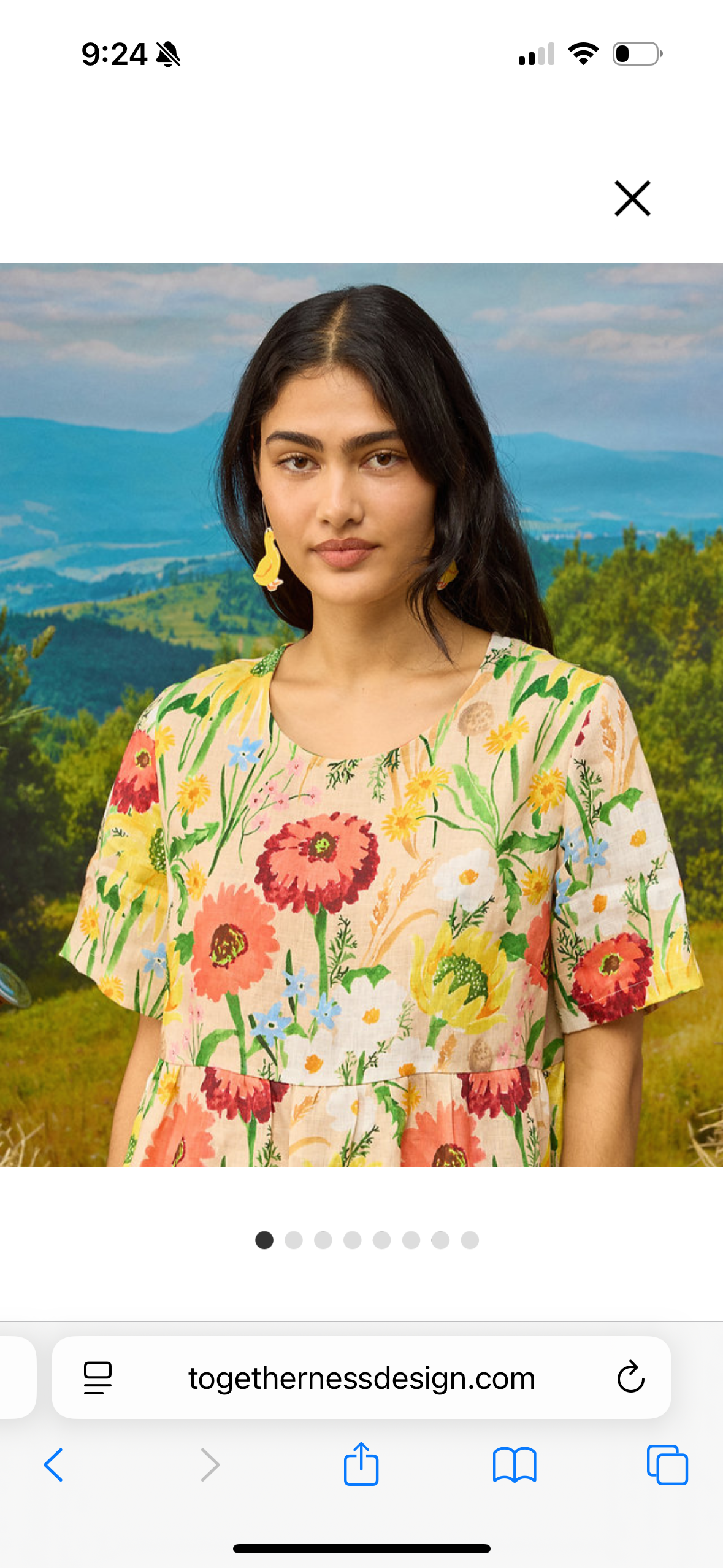 Togetherness Mira Smock - Flowers at the Gate