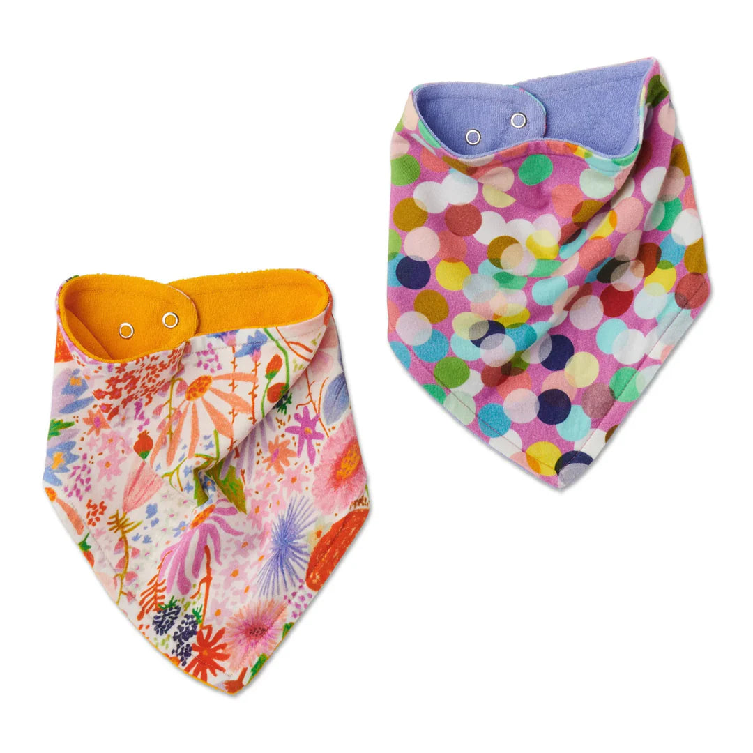Kip and Co Baby Dribble Bib Set - various designs