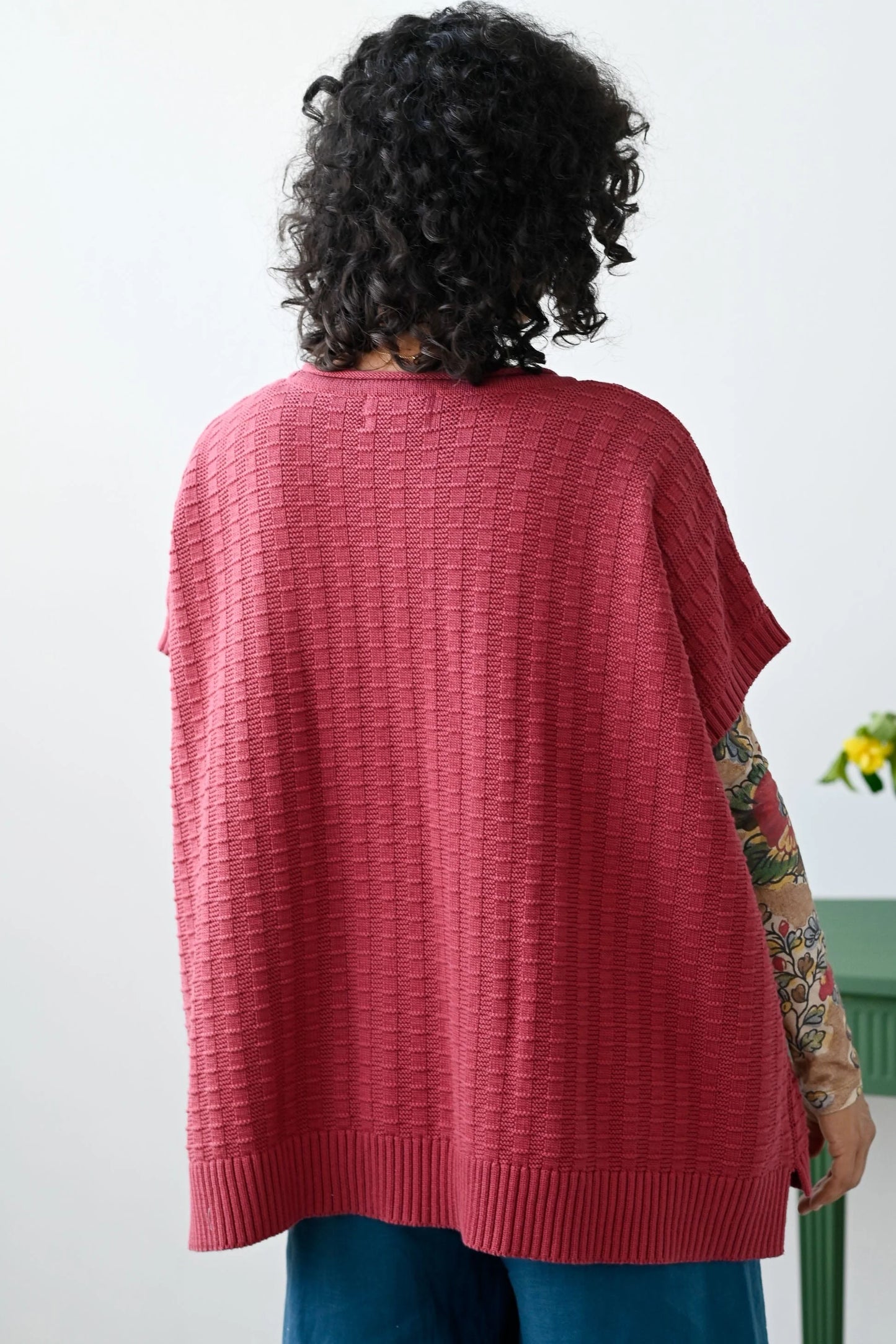 Lazybones Reni Vest - Earth Red