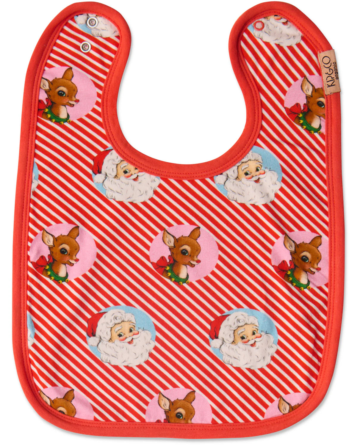 Kip and Co Christmas Spot Baby Bib