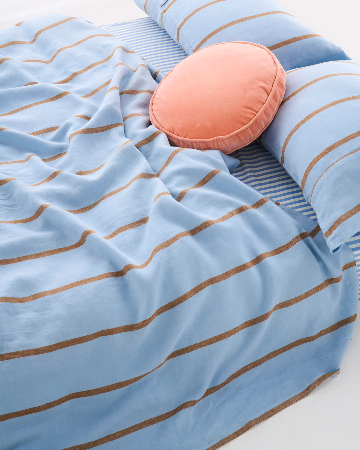 Kip and Co Como Stripe Linen Quilt Cover