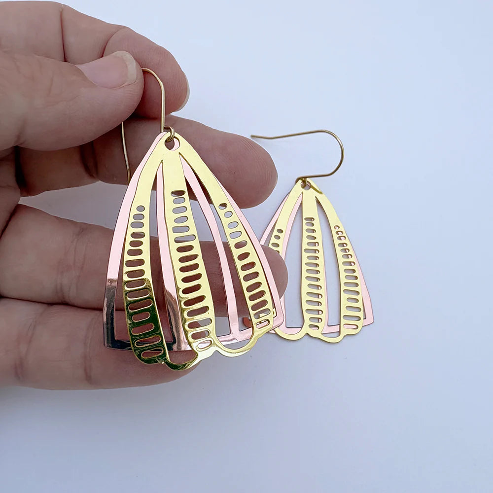 Denz earrings - Boho Gold/ Rose Gold
