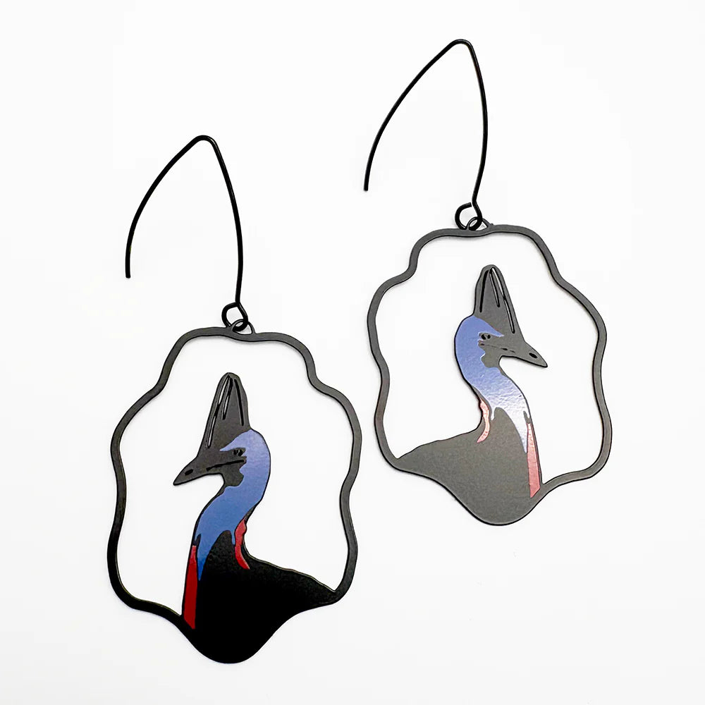 Denz earrings - Cassowary