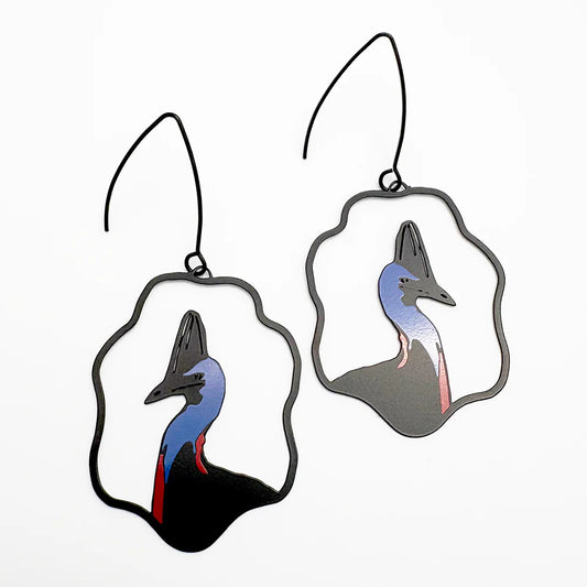 Denz earrings - Cassowary