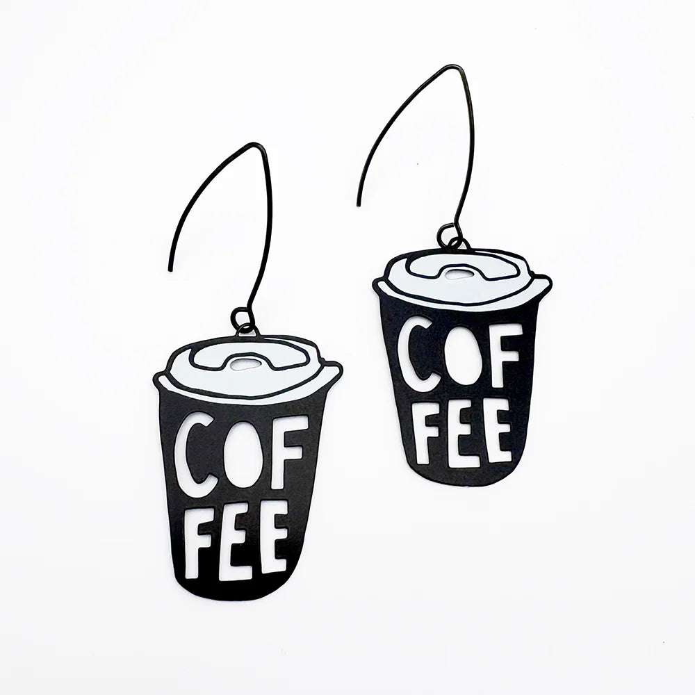 Denz earrings - Coffee