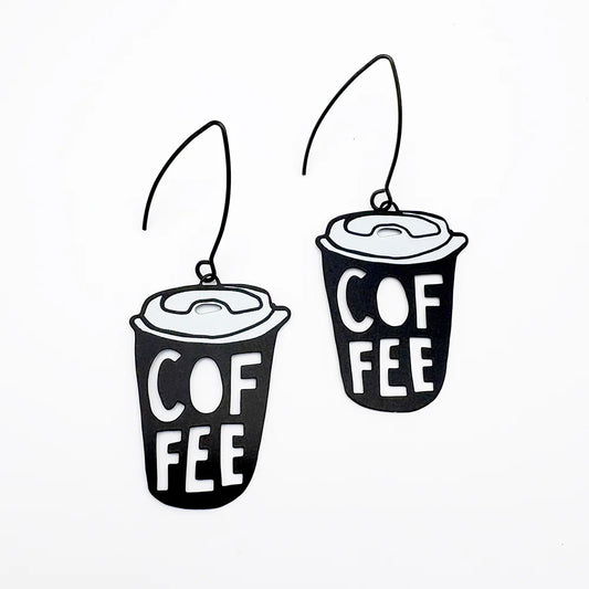 Denz earrings - Coffee