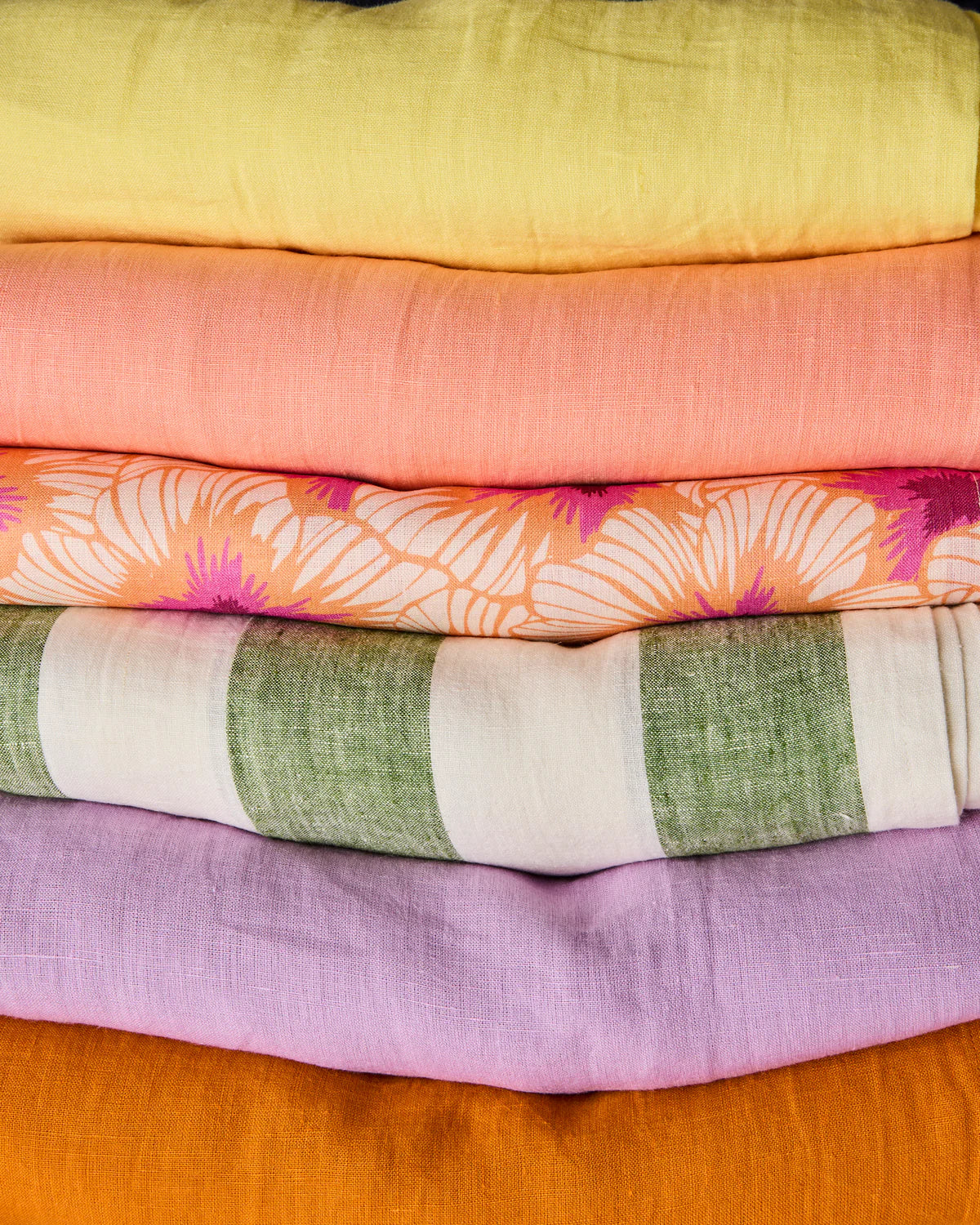 Kip and Co Linen Flat Sheet Wisteria