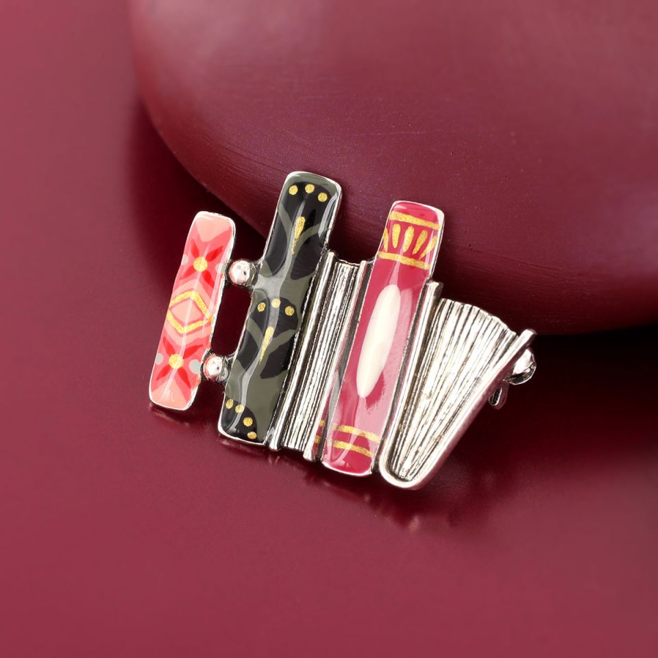 Taratata Jewellery - Book Brooch