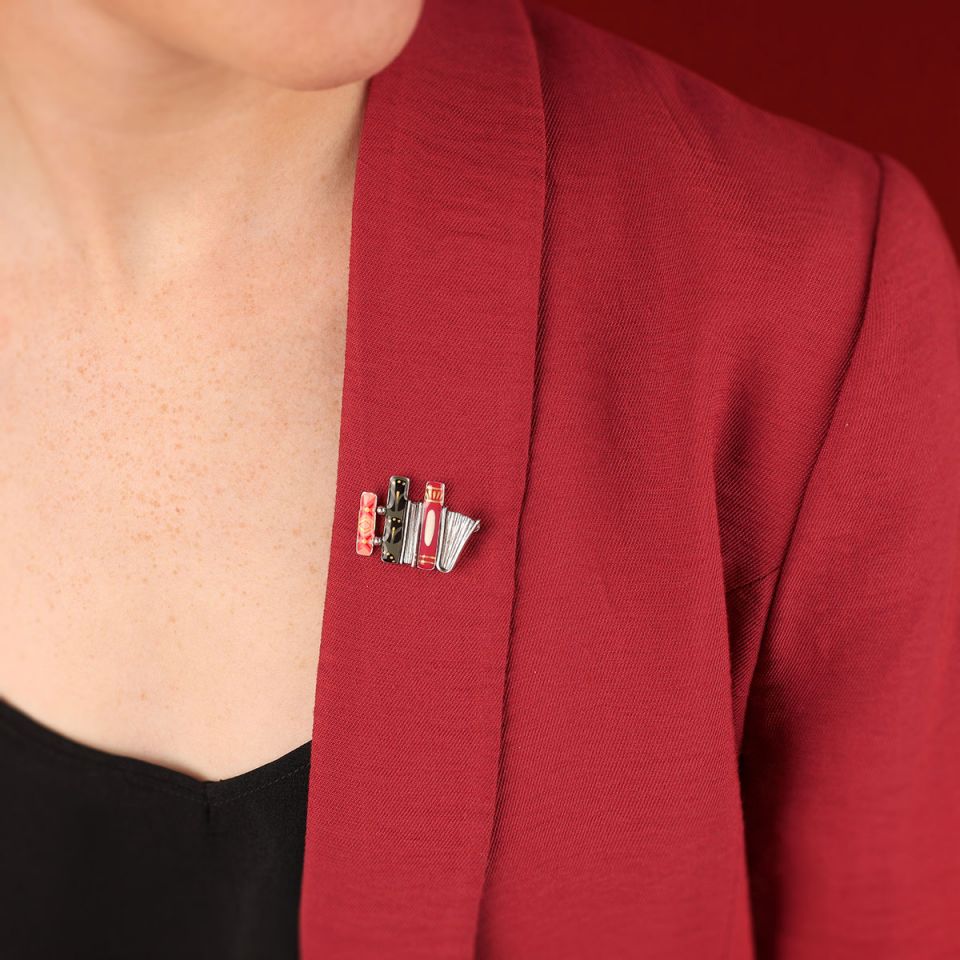 Taratata Jewellery - Book Brooch