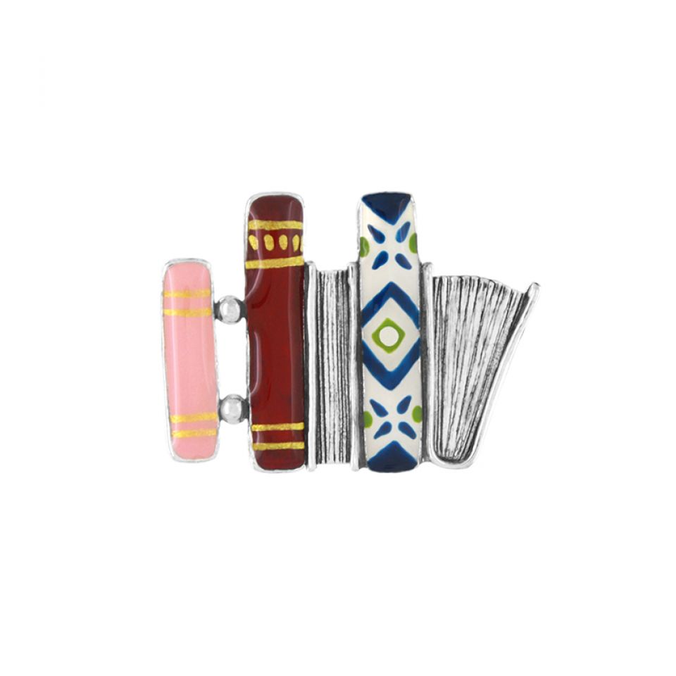 Taratata Jewellery - Book Brooch