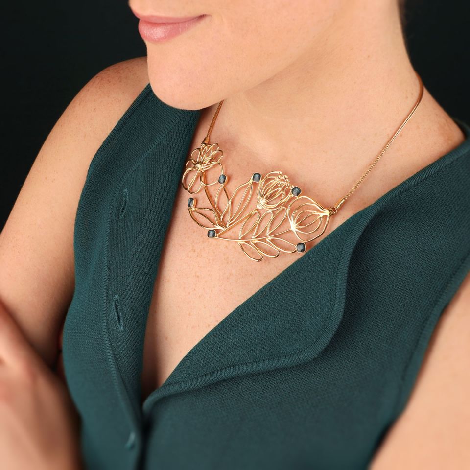 Taratata Jewellery - Large Flower Necklace