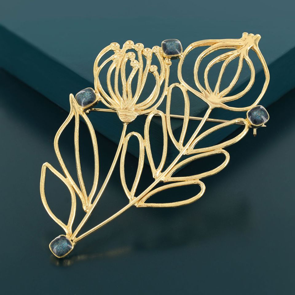 Taratata Jewellery - Flower Brooch