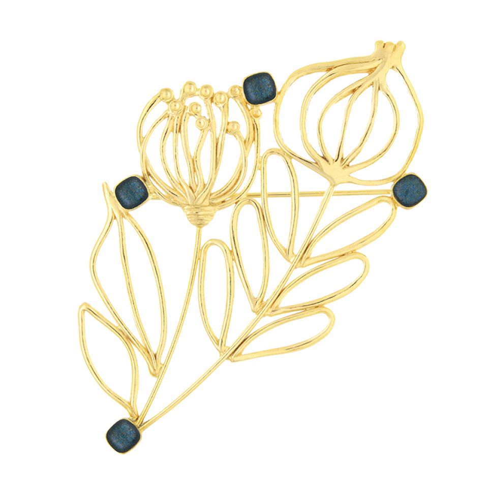 Taratata Jewellery - Flower Brooch