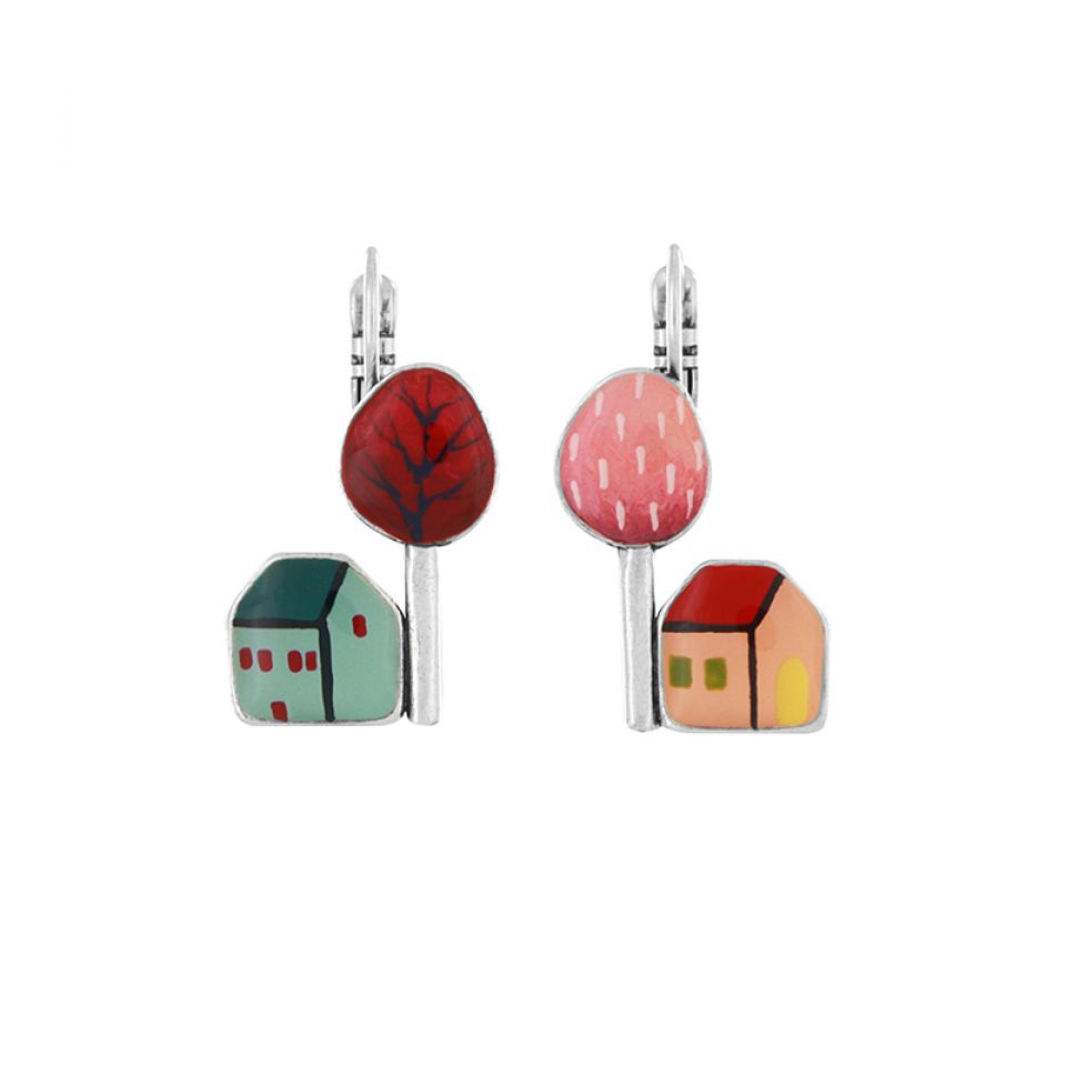 Taratata Jewellery - Little Village Level Back Earrings