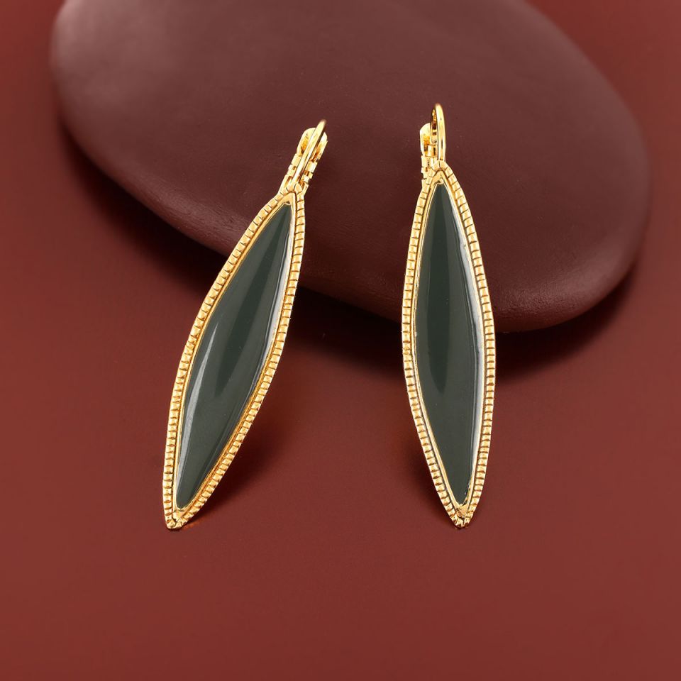 Taratata Jewellery - Leaf Level Back Earrings