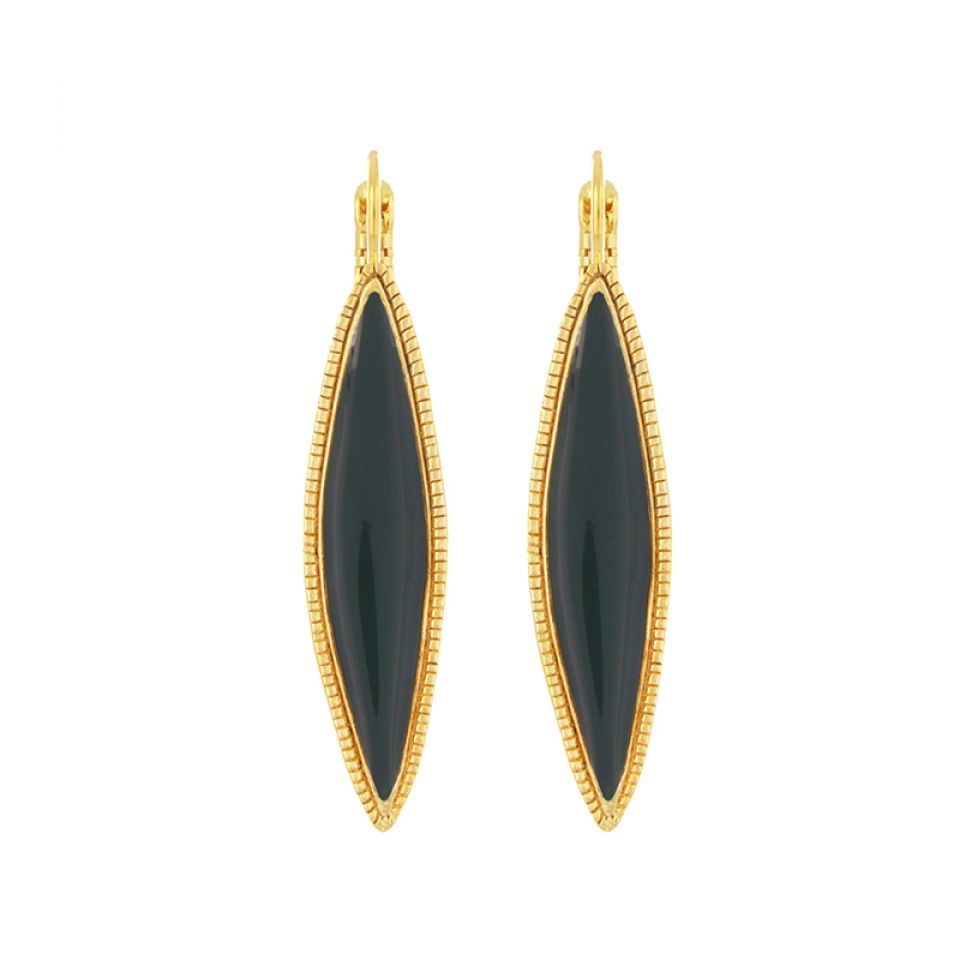 Taratata Jewellery - Leaf Level Back Earrings