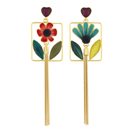 Taratata Jewellery - Frida Long Stud Earrings