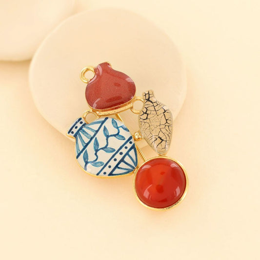 Taratata Jewellery - Antique Vase Brooch