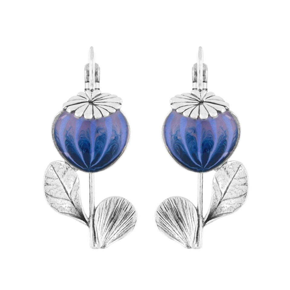 Taratata Jewellery - Poppy Flower Earrings