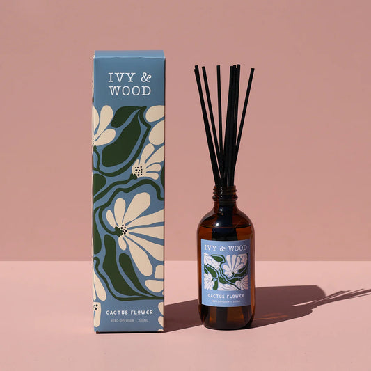 Ivy and Wood Cactus Flower Diffuser