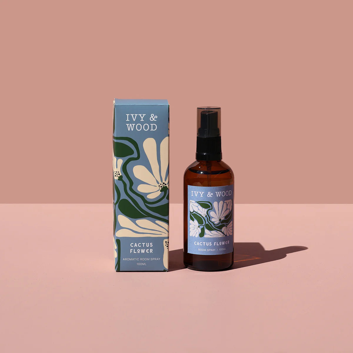 Ivy and Wood Cactus Flower Room Spray
