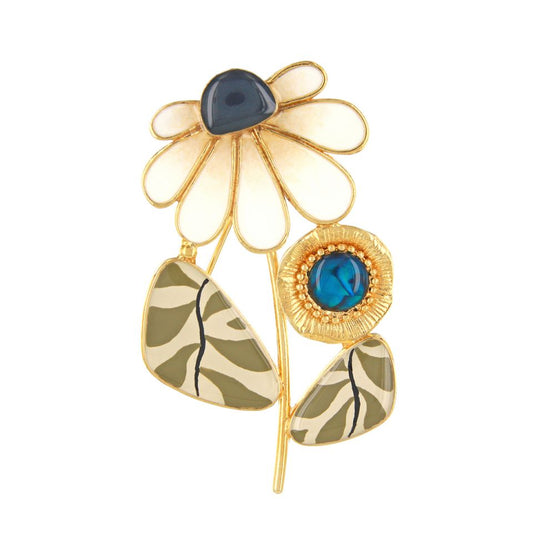 Taratata Jewellery - Zen Flower Brooch