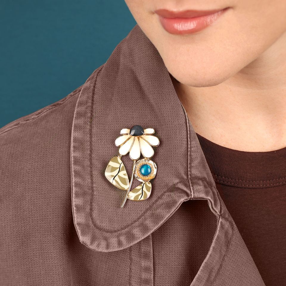 Taratata Jewellery - Zen Flower Brooch