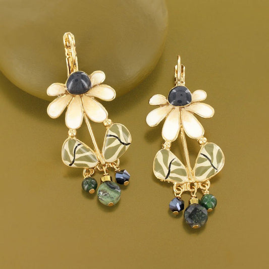 Taratata Jewellery Zen Flower Beaded Earrings