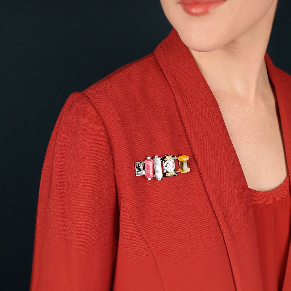 Taratata Jewellery - Bobbins Brooch